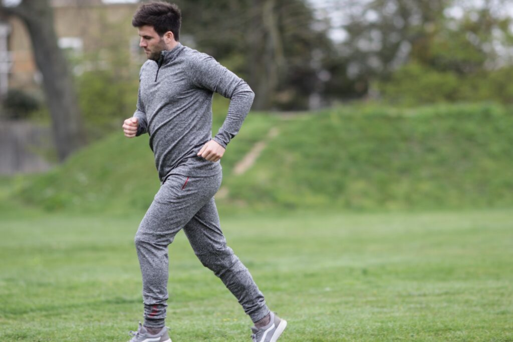 man running in sports wear