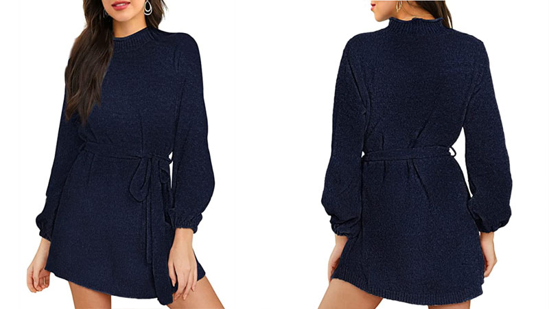 Chenille Sweater Dress