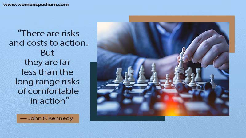 take risk and action to succeed - quotes about risk