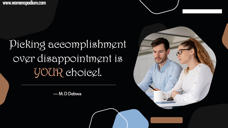 Picking accomplishment - quotes on accomplishment