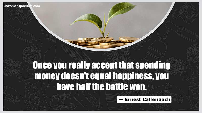 Spending money is not happiness