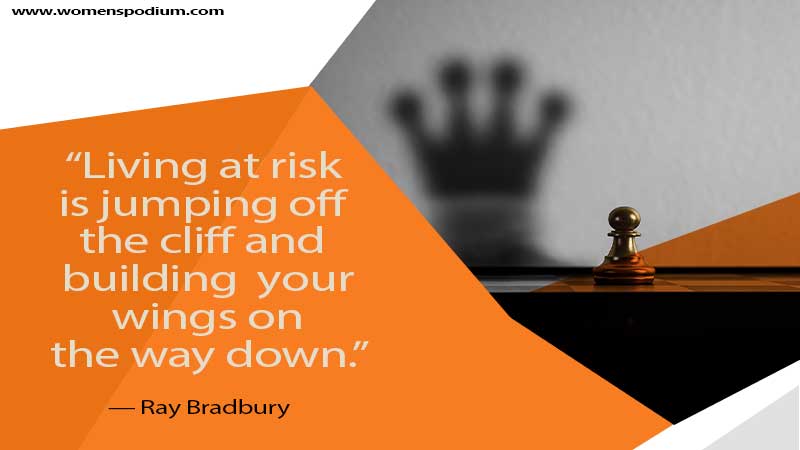 building your wings - quotes about risk