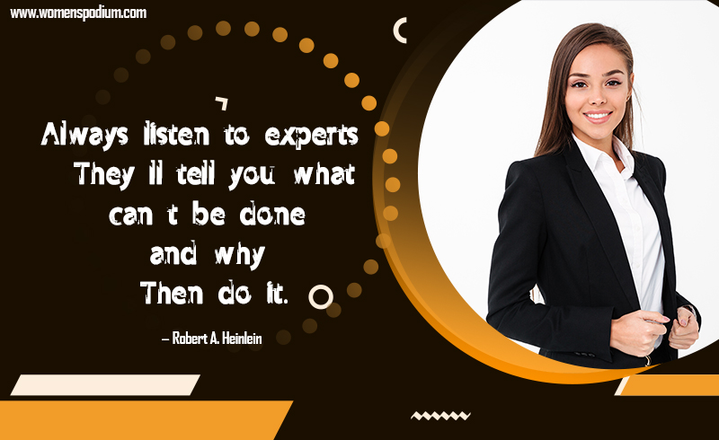 listen to experts - Expert Quotes