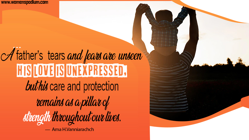 father love is unexpressed