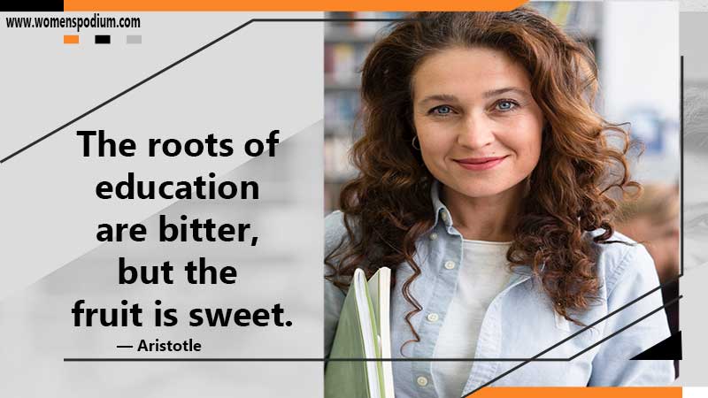 roots of education - quotes on women education