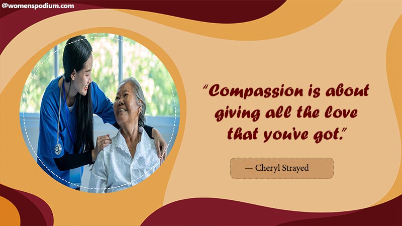 compassion is giving love