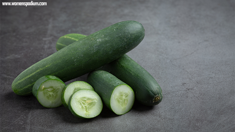 low calorie and high nutrients cucumber