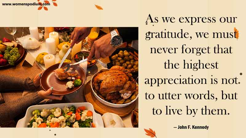 Express our gratitude