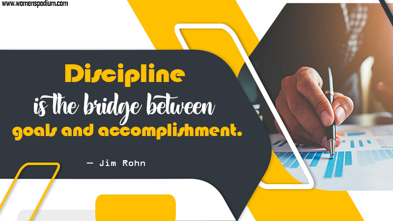 discipline - quotes on accomplishment
