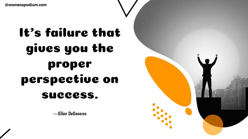 perspective on success - failure quotes