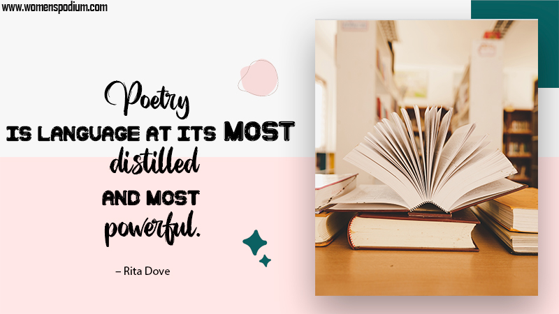 poetry is distilled and powerful