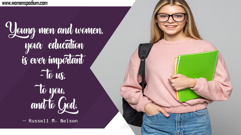 education is ever important - quotes on women education