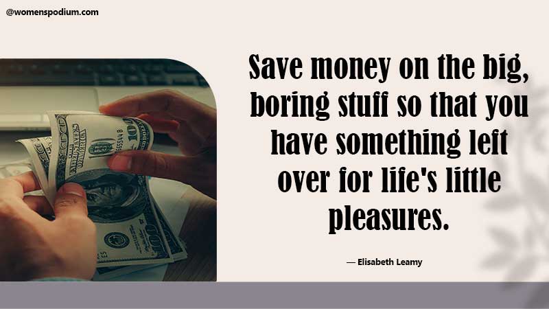 Save money